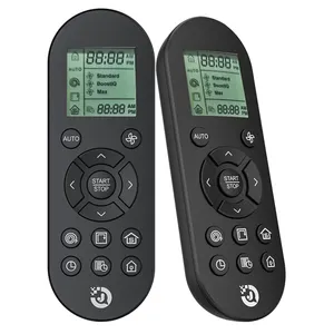 433mhz fixed code/learning code fan bladeless remote control with screen display