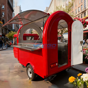 Carrito de Comida Móvil Rojo Personalizado 2026, Restaurante Ambulante Equipado con Cocina Completa, Camiones de Comida Eléctricos - Product Image 5