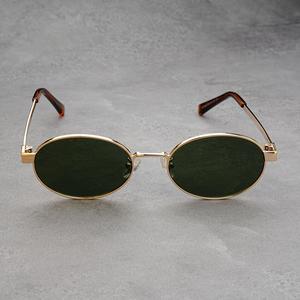 2025 Retro Round Sunglasses Unisex Metal Gradient <strong>Lens</strong> Travel Fashionable Luxury White Gold Red Pink for Women Men - Product Image 6