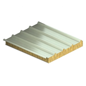 Galvanized <strong>Roof</strong> Sheet Stone Coated Color Steel Metal <strong>Sandwich</strong> <strong>Panel</strong> Board Insulated XPS EPS PU Rock Wool <strong>Roof</strong> <strong>Sandwich</strong> <strong>Panels</strong> - Product Image 4