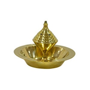 Quemador de incienso de latón vintage elegante hecho a mano regalo de boda acento oliendo quemador de incienso de alta calidad de alta demanda - Product Image 1