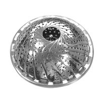 Sun Well Edelstahl Umweltfreundlicher Spiegelglanz-Gemüse-Dampfgarer Faltbarer Dampfkorb/-einsatz für Pfannen & Schnellkochtöpfe