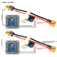 MATEK Capteur de courant à effet Hall 150A Module 0 ~ 69V Détection de tension pour contrôleur de vol H743 Slim V3 FPV Racing Drone
