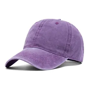 사용자 정의 자수 로고 씻어 데님 스포츠 야구 모자 사용자 정의 디자인 성인 크기 도매 패션 Snapback 모자 모자