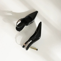 Sandales à talons hauts tendance 2025, nouveau style mules, pantoufles avec talons hauts, sandales Mujer, chaussures pour femmes