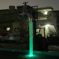 Top Vente Acrylique Magique Robinet Fontaine Extérieure Décoratif Flottant Robinet Fontaine D'eau