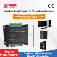 Module d'acquisition de données de température PT100 RTD à 8 canaux, RS485 Modbus RTU, qualité industrielle, montage sur rail DIN