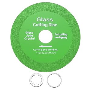 Disque de coupe pour meuleuse d'angle, <span class=keywords><strong>lame</strong></span> de scie ultra-fine, coupe-verre à bords diamantés pour céramique, <span class=keywords><strong>carrelage</strong></span>, verre, bouteilles de vin, cristal - Product Image 1