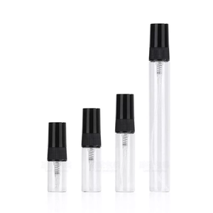 Du lịch nhỏ nước hoa <span class=keywords><strong>Atomizer</strong></span> 2ml 3ml 5ml 10ml mỏng rõ ràng/hổ phách Nước hoa thủy tinh Tester lọ mẫu chai nước rửa tay phun - Product Image 1