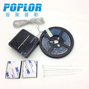 Poplor <b>Led</b> Strip Light 2835Rgb Ws2812B 3M Waterproof Silicone Manual Controller For Indoor Outdoor Lighting - Product Image 2