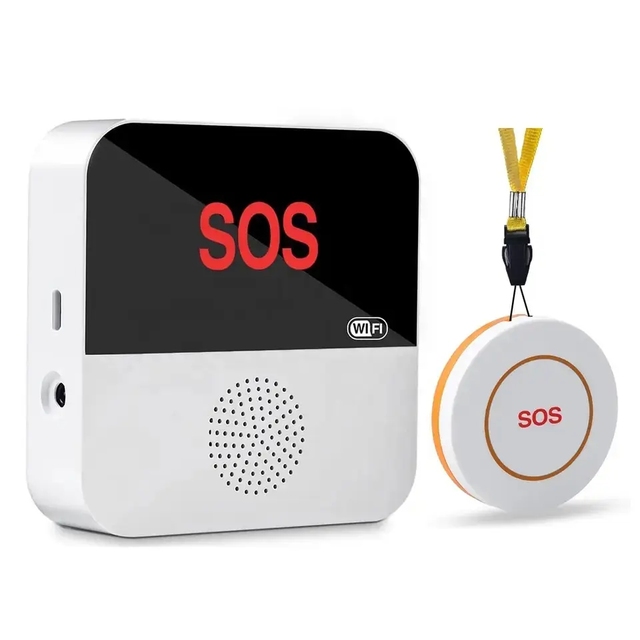 Factory Outlet Wifi Tuya Nursing Elderly Pager Emergency Button SOS Call Help Nursing Home Smart Alarm System