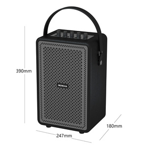 Hi-Fi DSP Stereo Cổ Điển Bằng Gỗ Bluetooth Loa Với Âm Bass Sâu Và TWS Ghép Nối - Product Image 2