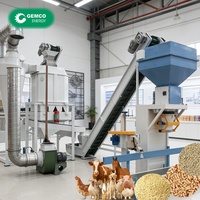 Machine à granulés GEMCO 5-7 T/H, granulés de 2-8 mm pour l'élevage, ISO 9001