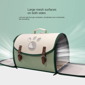 Şık Çok Fonksiyonlu Evcil Hayvan Taşıyıcısı Büyük Kapasiteli Köpek Sırt Çantası Dış Mekan Kullanımı İçin Dayanıklı Polyester Fermuarlı Kapatma BiBei - Product Image 6