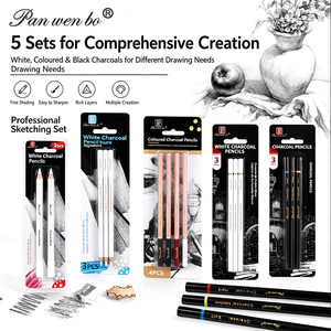 Ensemble de <span class=keywords><strong>crayons</strong></span> à <span class=keywords><strong>dessin</strong></span> au fusain Panwenbo Professional, <span class=keywords><strong>3</strong></span> pièces, <span class=keywords><strong>crayons</strong></span> à fusain doux, moyen et dur pour le <span class=keywords><strong>dessin</strong></span>, le croquis, l'ombrage - Product Image 6