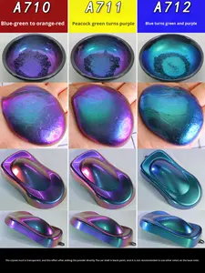 Poudre de Pigment Super Caméléon pour Voiture, Pigment Optique à Changement de Couleur, Peinture Automobile, Boue Cristalline, Époxy, Nail Art, Bricolage et Artisanat - Product Image 5