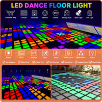 Carrelage de sol interactif à LED, jeu RGB à détection de mouvement, multijoueur pour les enfants, fête, piste de danse, divertissement, jeu parent-enfant