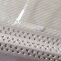NQFIBER Perle d'angle en plastique PVC pour plâtre Matériau de construction pour cloisons sèches de haute qualité