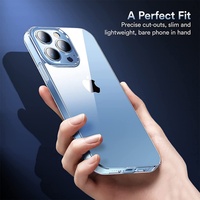 Coque de téléphone TPU+PC pour 13 Pro Max, fine, flexible, antichoc, étanche, transparente, ajustement parfait, accessoires pour téléphone portable