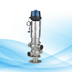 Ace sanitario in acciaio inox Ss316l Mixproof a quattro vie Anti valvola di miscelazione con doppia tenuta per il latte - Product Image 2