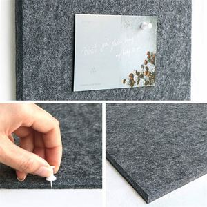 OEM Square Polyester Acoustic Panel <b>Fabric</b> <b>Pin</b> <b>Board</b> Indoor Decorative Felt Ceil - Product Image 4