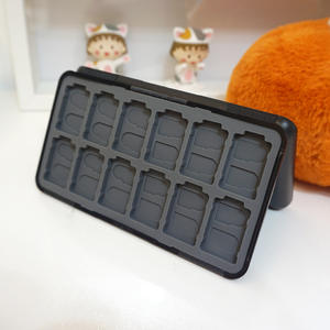 Étui de rangement pour cartes de jeu en plastique étanche 24 fentes pour contrôleur, boîte à cartes magiques, accessoires de jeu à coque dure - Product Image 4