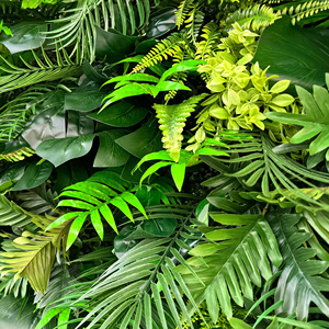 Nhân tạo 8ft x 8ft Roll-up màu xanh lá cây cỏ tường hoa Backdrop Backdrop cho sự kiện đám cưới sự kiện Backdrop trang trí - Product Image 3