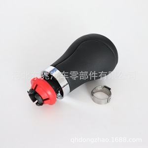 Audi Leather Gear <b>Shift</b> <b>Knob</b> Black 6-Speed Ergonomic Design For Audi Vehicles DZ02Q5 - Product Image 3