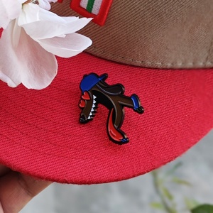 Wholesale <b>Hat</b> Metal Decoration <b>Hat</b> Lapel Pin Factory Custom Creative Cross Enamel Badge Pin - Product Image 1