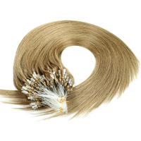Extensions de cheveux humains Remy à micro-anneaux en gros, micro-liens, micro-perles, pièces d'extensions de cheveux naturels 100g pour salon