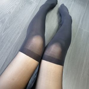 Collant da Golf bicolore Overknee Premium in comodo abbigliamento da Golf nero - Product Image 1