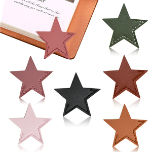 Segnalibro a stella a cinque punte in pelle transfrontaliera Mini <span class=keywords><strong>libro</strong></span> regalo portatile - Product Image 1