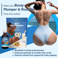 Poudre de protéines naturelle en gros de 400g pour l'augmentation des fesses avec sirop pour grossir les fesses de 200ml pour femmes adultes