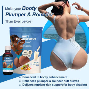 Poudre de protéines naturelle en gros de 400g pour l'augmentation des fesses avec sirop pour grossir les fesses de 200ml pour femmes adultes - Product Image 5