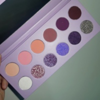 Palette de 12 couleurs de logo personnalisé de marque privée fard à paupières sec duochrome hautement pigmenté maquillage naturel personnalisable