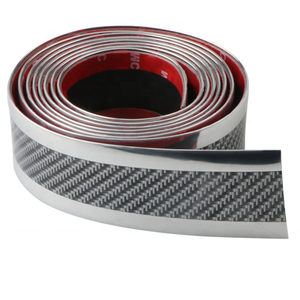 Autocollant <span class=keywords><strong>de</strong></span> voiture En Fiber <span class=keywords><strong>De</strong></span> Carbone En Caoutchouc <span class=keywords><strong>Seuil</strong></span> <span class=keywords><strong>De</strong></span> <span class=keywords><strong>Porte</strong></span> Bande <span class=keywords><strong>De</strong></span> Pare-chocs Protecteurs Accessoires - Product Image 3