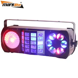 Moda yeni varış hotsale RGBW 4FX-IN-1 strobe + gobo + derby + lazer kombine led sahne efekti ışık