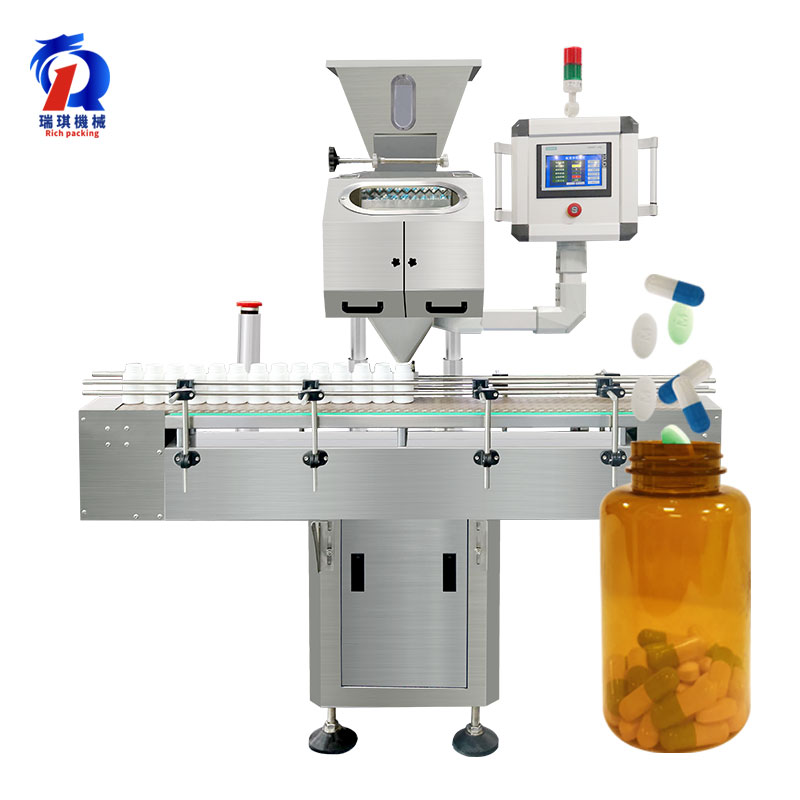 Запатентованная автоматическая машина для подсчета и розлива таблеток в капсулах, 8 полос