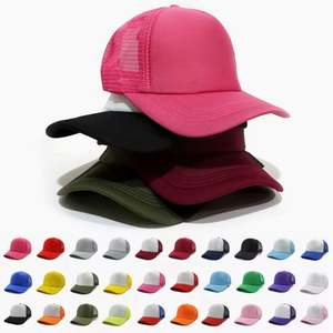 Casquette Trucker 5 Panneaux en Maille Unie avec Logo Brodé Personnalisé, Impression Professionnelle, Vente en Gros, Casquette Trucker en Mousse Premium - Product Image 2