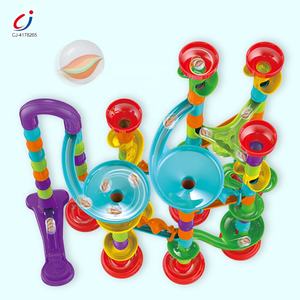 Chengji éducatif enfants labyrinthe folie jeu bricolage construction blocs de construction piste de course jouets marbre course ensemble de jouets - Product Image 2