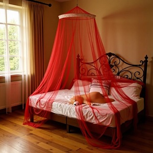 Factory Folded King Size All-Season Cone Shape Mosquito <b>Net</b> Canopy Glow Dark for Bedroom Decor Home Use <b>Mesh</b> Material - Product Image 6