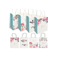 Sacs en papier kraft personnalisés, solutions d'emballage jetables pour les fleuristes, les boutiques de cadeaux et les cadeaux de fête, service d'emballage extérieur