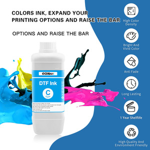Encre DTF Premium 1000ml CMYK Blanc Film PET Imperméable en Vrac pour Têtes d'Impression I3200 DX5 4720 Certifiée MSDS Impression Numérique - Product Image 3