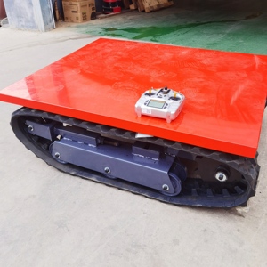 Telaio Cingolato Elettrico con Telecomando, Scatola del Cambio Idraulica, Cingoli in Gomma e IOT per Macchine Forestali - Product Image 4