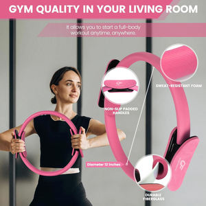 Anneau de Pilates/Yoga Magique en Silicone Écologique Antidérapant, Portable et Durable, Idéal pour l'Entraînement à Domicile – Prix Usine - Product Image 3