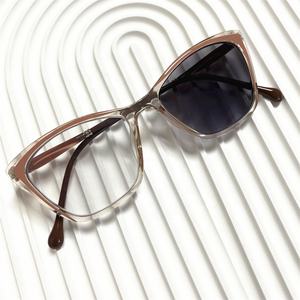نظارات بصرية للكمبيوتر سوداء وردية ورمادية ترايسي tr90 مضادة للانعكاس للنساء والسيدات نظارات مضادة للضوء الأزرق لعالم الكمبيوتر - Product Image 1