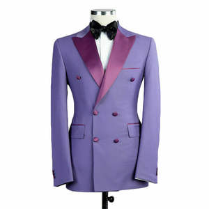 Setelan jas Double-Breasted pria, Blazer celana dua baris, setelan celana pernikahan, pakaian Prom Homecoming - Product Image 6
