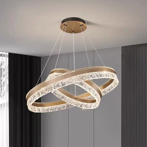 โคมไฟ LED ตกแต่งห้องนั่งเล่นสไตล์นอร์ดิกโคมไฟระย้าและไฟห้อยติดเพดานแบบทันสมัย - Product Image 1