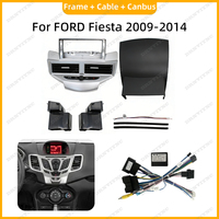 Écran Android 12,3 pouces pour autoradio, cadre de tableau de bord, accessoires pour FORD Fiesta 2009 2010 2011 2012 2013 2014