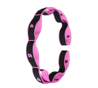 De algodón de Nylon 8 bucle elástica Yoga estiramiento Fitness banda correa para mujer terapia física gimnasio ejercicios de danza entrenamientos